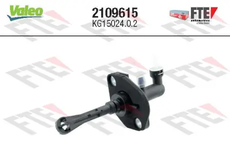 Главный цилиндр сцепления, транспортное средство с рулем на правую сторону citroen xsara picasso 1.6-2.0d 12.99-06.12 VALEO 2109615