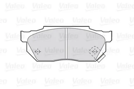 Колодки тормозные honda p. civic 83-91 VALEO 301047