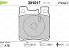 Комплект тормозных колодок, дисковый тормоз VALEO 301617 (фото 1)