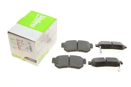 Комплект тормозных колодок, дисковый тормоз VALEO 301748