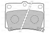 Комплект тормозных колодок, дисковый тормоз VALEO 301778 (фото 2)