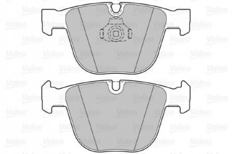 Комплект тормозных колодок, дисковый тормоз VALEO 301820 (фото 1)