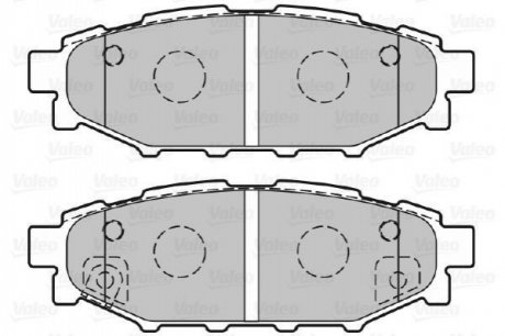 Комплект тормозных колодок, дисковый тормоз VALEO 301929 (фото 1)
