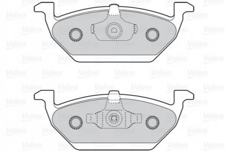 Комплект тормозных колодок, дисковый тормоз VALEO 302029 (фото 1)