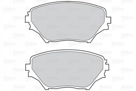 Комплект тормозных колодок, дисковый тормоз VALEO 302033 (фото 1)
