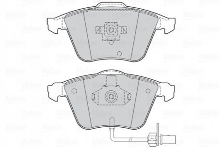 Комплект тормозных колодок, дисковый тормоз VALEO 302056