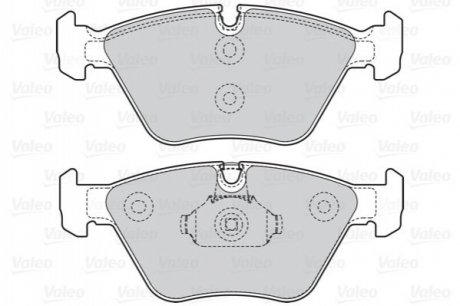 Комплект тормозных колодок, дисковый тормоз VALEO 302067 (фото 1)