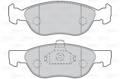 Комплект тормозных колодок, дисковый тормоз VALEO 302104 (фото 1)