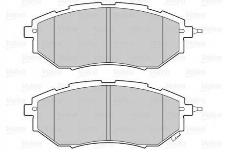 Комплект гальмівних колодок, дискове гальмо VALEO 302312 (фото 1)