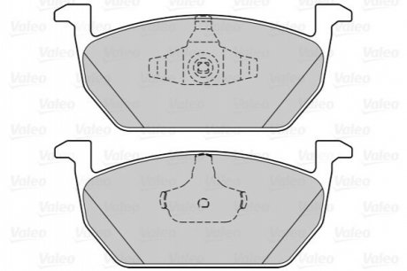 Комплект тормозных колодок, дисковый тормоз VALEO 302317 (фото 1)
