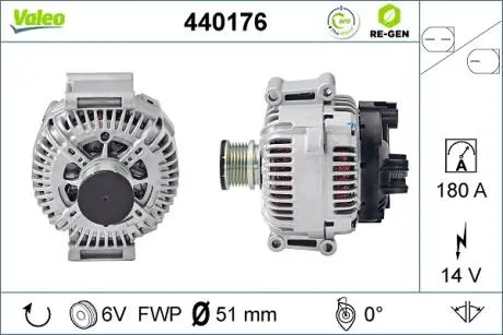 Генератор VALEO 440176
