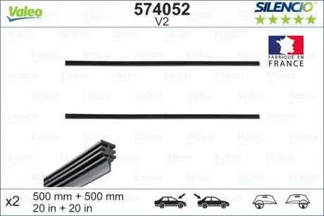 Щетка стеклоочистителя VALEO 574052