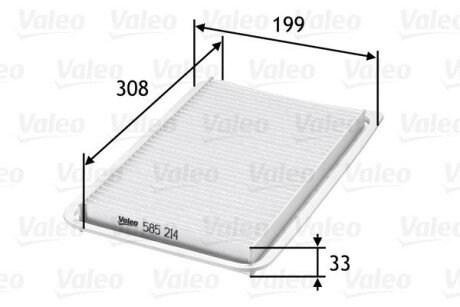 Повітряний фільтр VALEO 585214