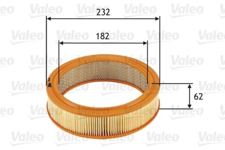 Воздушный фильтр VALEO 585696