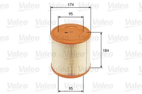 Воздушный фильтр VALEO 585740