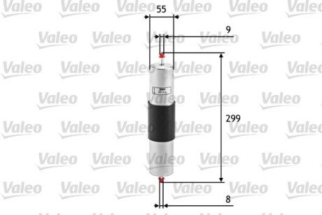 Паливний фільтр VALEO 587014