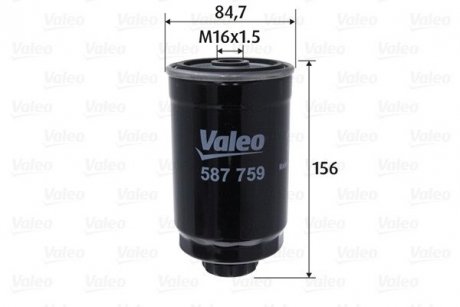 Фильтр топливный VALEO 587759 (фото 1)