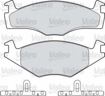 Комплект тормозных колодок, дисковый тормоз VALEO 598128 (фото 1)