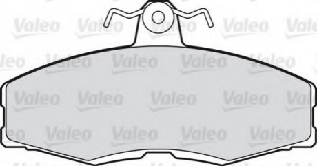 Комплект тормозных колодок, дисковый тормоз VALEO 598217