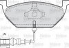 Комплект гальмівних колодок, дискове гальмо VALEO 598408 (фото 1)