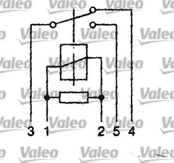 Реле, рабочий ток VALEO 643818