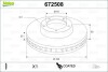 Гальмівний диск. пофарбований bmw x5 VALEO 672508 (фото 1)