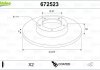 Гальмівний диск. червоний мерседес з клас VALEO 672523 (фото 1)