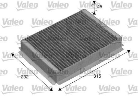 Фильтр, воздух во внутреннем пространстве VALEO 715505