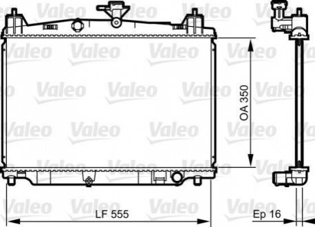 Інтеркулер VALEO 735416