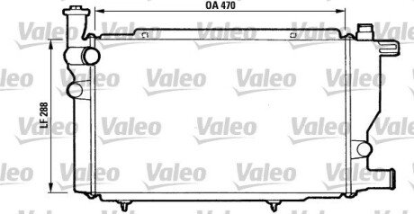 Радиатор, охлаждение двигателя VALEO 810892