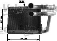 Радіатор обігрівача VALEO 812434