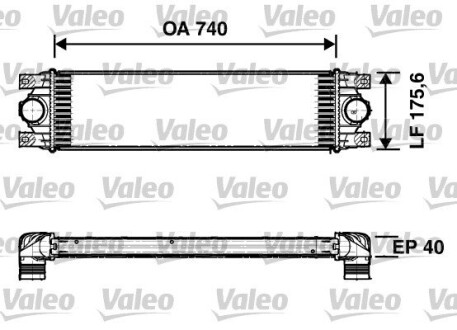 Інтеркулер VALEO 817637