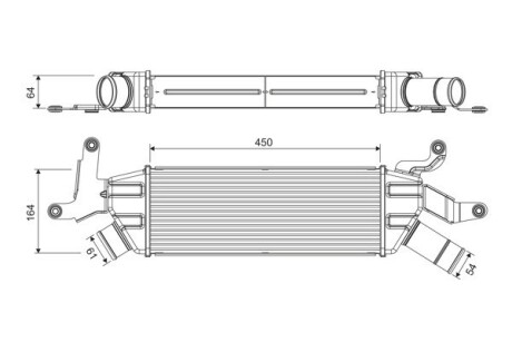 Интеркуллер VALEO 818370