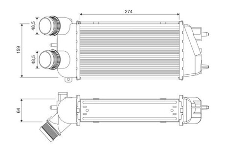 Інтеркулер VALEO 818371 (фото 1)