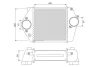 Радиатор интеркулера mazda 6 mpv ii 2.0d 02- VALEO 818380 (фото 1)