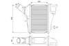 Радиатор интеркулера honda cr-v 2.2 i-ctdi/i-dtec 07- VALEO 818686 (фото 1)