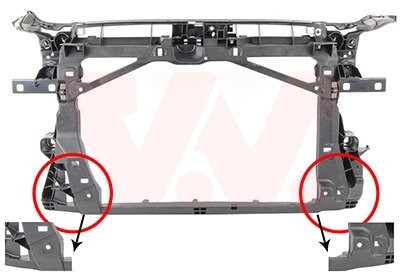 Панель передняя AUDI A3 12 > 16 (выр-во) Van Wezel 0336668