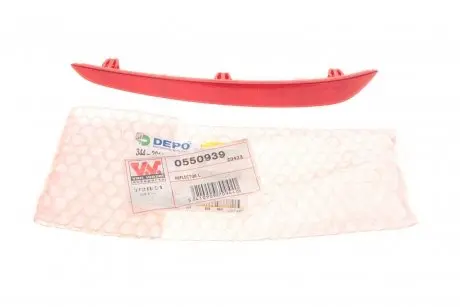 Світлоповертач бампера (заднього) bmw 5 (g30/f90) 16- (l) Van Wezel 0550939