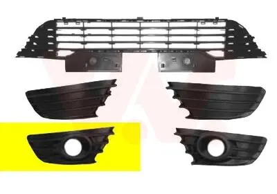 Решітка бампера Van Wezel 0970594