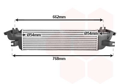 Інтеркулер mitsubishi l200 15+ Van Wezel 32014703