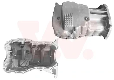 Поддон, масляный картера двигателя renault 1.4/1,6 16v k4j/k4m Van Wezel 4341073