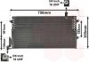 Радиатор кондиционера (без осушителя) vw passat (b3/b4) 88-97 Van Wezel 58005161 (фото 3)