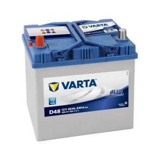 Акумулятор 60Ah-12v EN540 Blue Dynamic, L VARTA 560411054