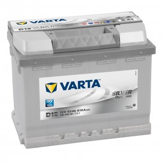 Аккумуляторная батарея 6 CT-63-R Silver Dynamic R+ VARTA 563400061 (фото 1)