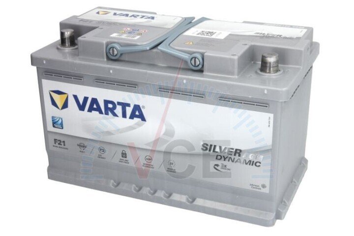 Акумулятор 80Ah-12v EN800 AGM Start-Stop, R VARTA VA580901080 (фото 1)