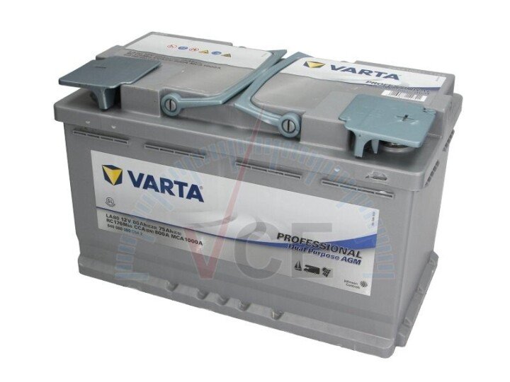 Акумулятор 80Ah-12v EN800 Professional Dual Purpose AGM, R VARTA VA840080080 (фото 1)