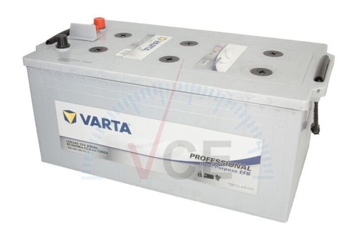 Аккумулятор тяговый 240Ah-12v EN1200 Professional Dual Purpose VARTA VA930240120 (фото 1)