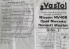 Фаркоп для Nissan NV400, Opel Movano, Renault Master VasTol RN-13F (фото 2)