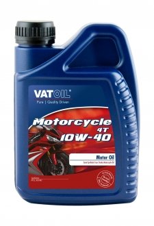 Мото масло motorcycle 4t semi-synthetic 10w40/1л. /(api sl, jaso ma2) VATOIL 50237