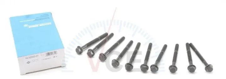 Фото 1 - Комплект болтів головки цилідра VICTOR REINZ 14-32093-01 Комплект болтів головки цилідра VICTOR REINZ 14-32093-01 (фото 1)